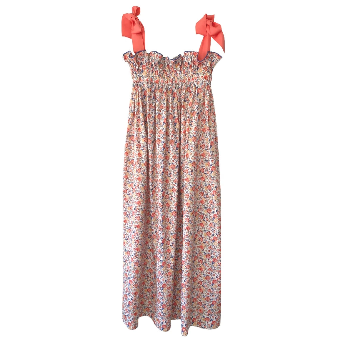 Casey Marks Jaime Dress In Coral Floral Wear 1 Casey Marks Jaime Dress In Coral Floral Wear