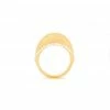 Campbell + Charlotte The Edge Ribbed Domed Ring