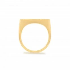 Campbell + Charlotte Wear The Edge Tapered Stacking Ring - Gold