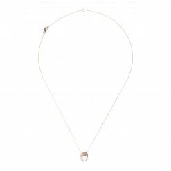 Campbell + Charlotte Found Cap Pendant Necklace - Pink Sapphires & Rose Quartz Wear