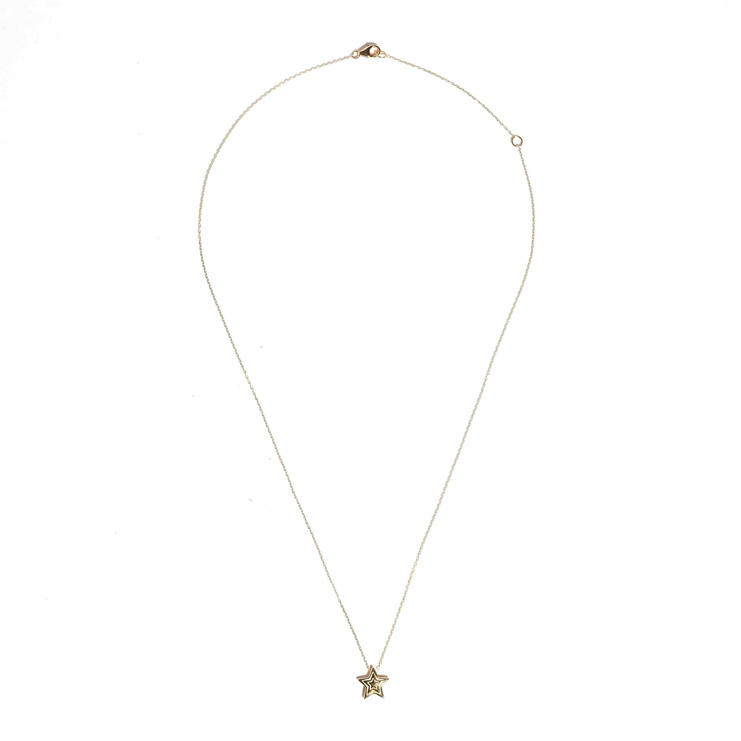 Campbell + Charlotte Mini Juju Star Charm Necklace 3 Campbell + Charlotte Mini Juju Star Charm Necklace