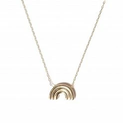 Campbell + Charlotte Wear Mini Juju Rainbow Charm Necklace