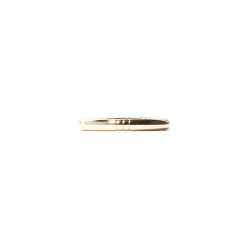 Campbell + Charlotte The Crew Stacking Ring - Etched