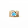 Campbell + Charlotte Wear Found Cigar Band Ring - Peruvian Opal