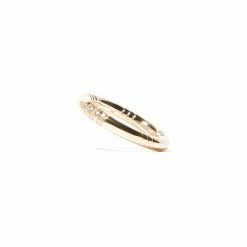 Campbell + Charlotte Wear The Crew Stacking Ring - Etched & Diamond