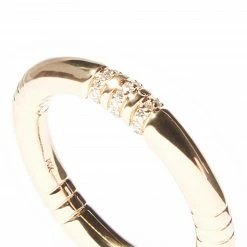 Campbell + Charlotte Wear The Crew Stacking Ring - Etched & Diamond