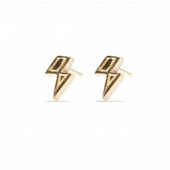 Campbell + Charlotte Mini Juju Lightning Bolt Stud Earrings