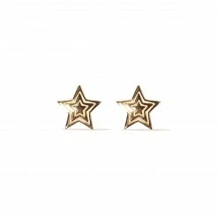 Campbell + Charlotte Mini Juju Star Stud Earrings Wear