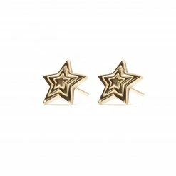 Campbell + Charlotte Mini Juju Star Stud Earrings Wear