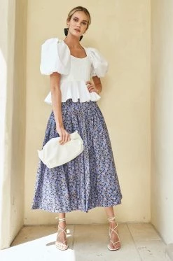 Hunter Bell Wear Camille Top, Bright White