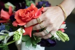 Campbell + Charlotte The Edge Wave Ring - Diamond Wear