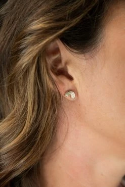 Campbell + Charlotte Mini Juju Diamond Stud Earrings