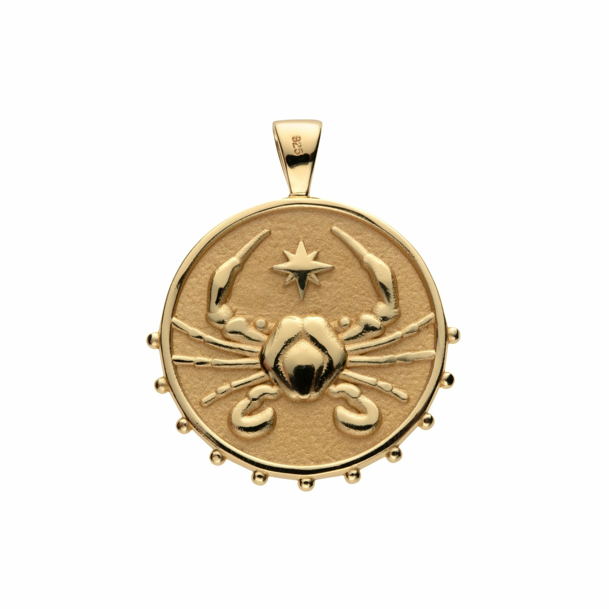 Jane Win Wear CANCER JW Zodiac Pendant Coin (Jun 21 - Jul 22) 1 Jane Win Wear CANCER JW Zodiac Pendant Coin (Jun 21 - Jul 22)