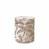 ALEPEL Home Décor & Accessories Taupe Abstract Palms Beige Candle