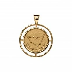 Jane Win Wear CAPRICORN JW Zodiac Pendant Coin (Dec 22 - Jan 19)