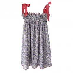 Casey Marks Wear Purple Micro Floral Jaime Girls Dress