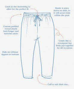 Oso & Me Bowie Baby Pant, Oatmeal Flannel