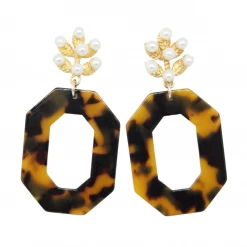 M Donohue Collection Wear Riley Tortoise Earrings
