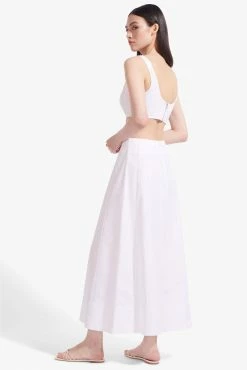 Staud Wells Skirt, White