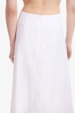 Staud Wells Skirt, White