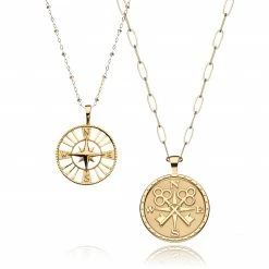 Jane Win FOREVER JW Cutout Pendant Coin Wear