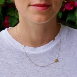 Madison McKinley Betsy Heart Necklace, Gold 4 Madison McKinley Betsy Heart Necklace, Gold