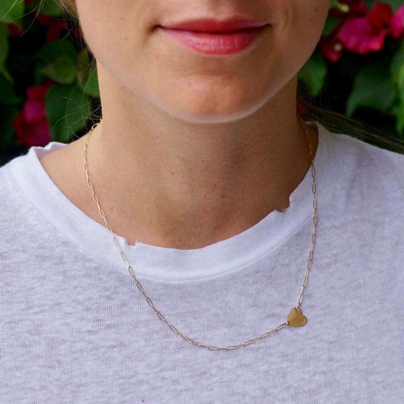 Madison McKinley Betsy Heart Necklace, Gold 2 Madison McKinley Betsy Heart Necklace, Gold