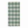 Heather Taylor Home Gingham Tea Towel, Sage