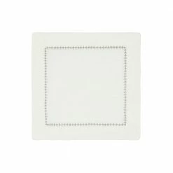 Mode Living Live Dolce Metallic Cocktail Napkins S/4 Silver