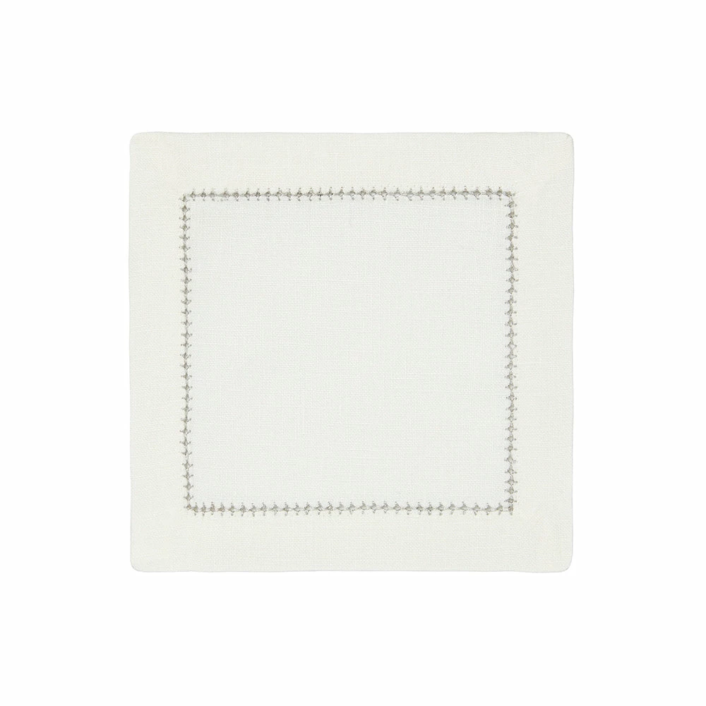 Mode Living Live Dolce Metallic Cocktail Napkins S/4 Silver 1 Mode Living Live Dolce Metallic Cocktail Napkins S/4 Silver