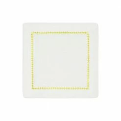 Mode Living Dolce Cocktail Napkins S/4 Yellow Live
