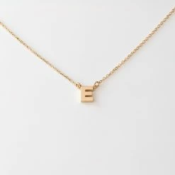 THATCH Initial Necklace Wear