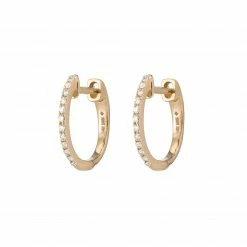 Ariel Gordon Jewelry Pave Huggies