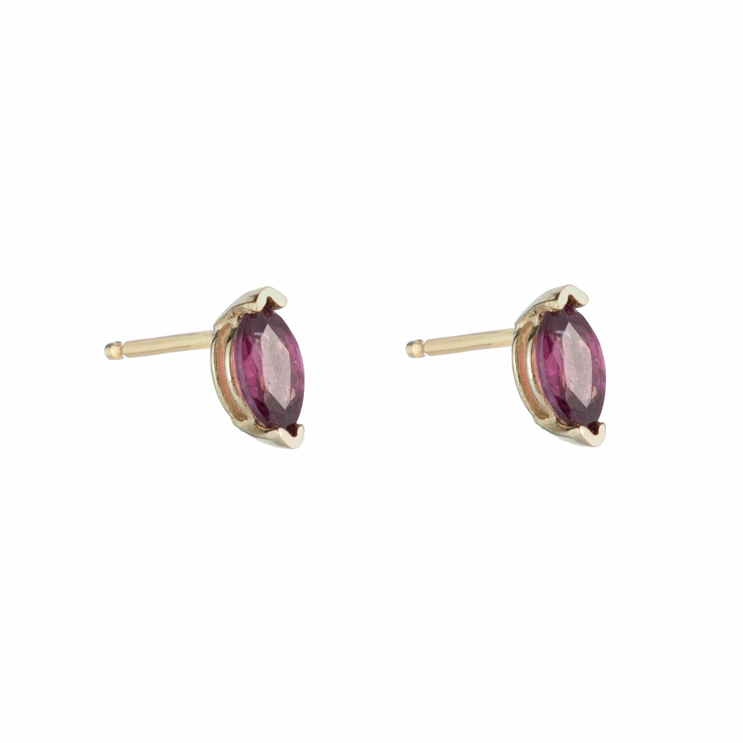 Ariel Gordon Jewelry FINE JEWELRY Rhodolite Garnet Marquise Wink Studs 2 Ariel Gordon Jewelry FINE JEWELRY Rhodolite Garnet Marquise Wink Studs