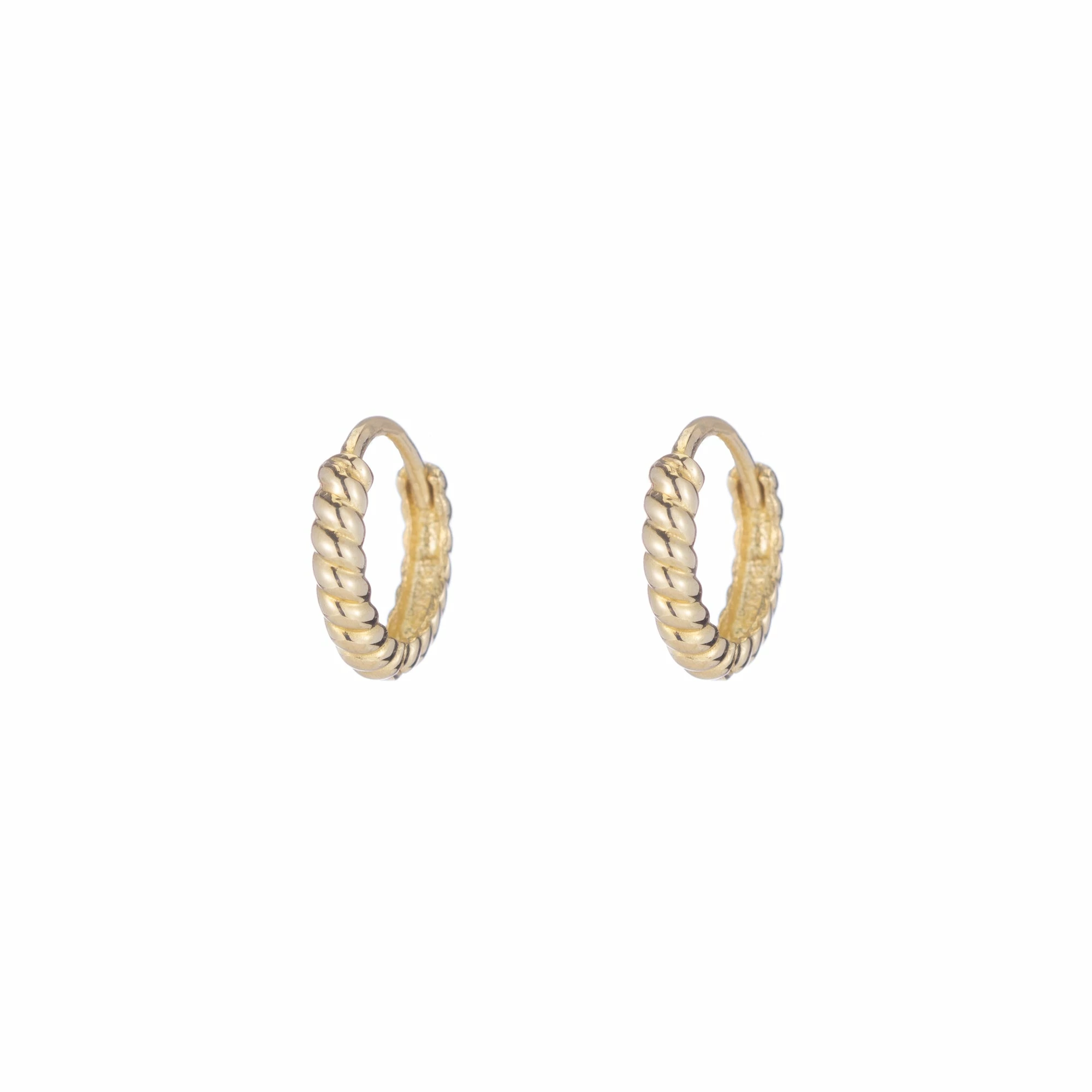 Ariel Gordon Jewelry Twisted Petite Hoops 1 Ariel Gordon Jewelry Twisted Petite Hoops
