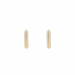 Ariel Gordon Jewelry Twisted Petite Hoops 8 Ariel Gordon Jewelry Twisted Petite Hoops