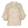 Emerson Fry Mandarin Collar Top, Little Marigolds Organic