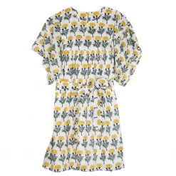 Emerson Fry Wear Basalie Dress, White Marigolds