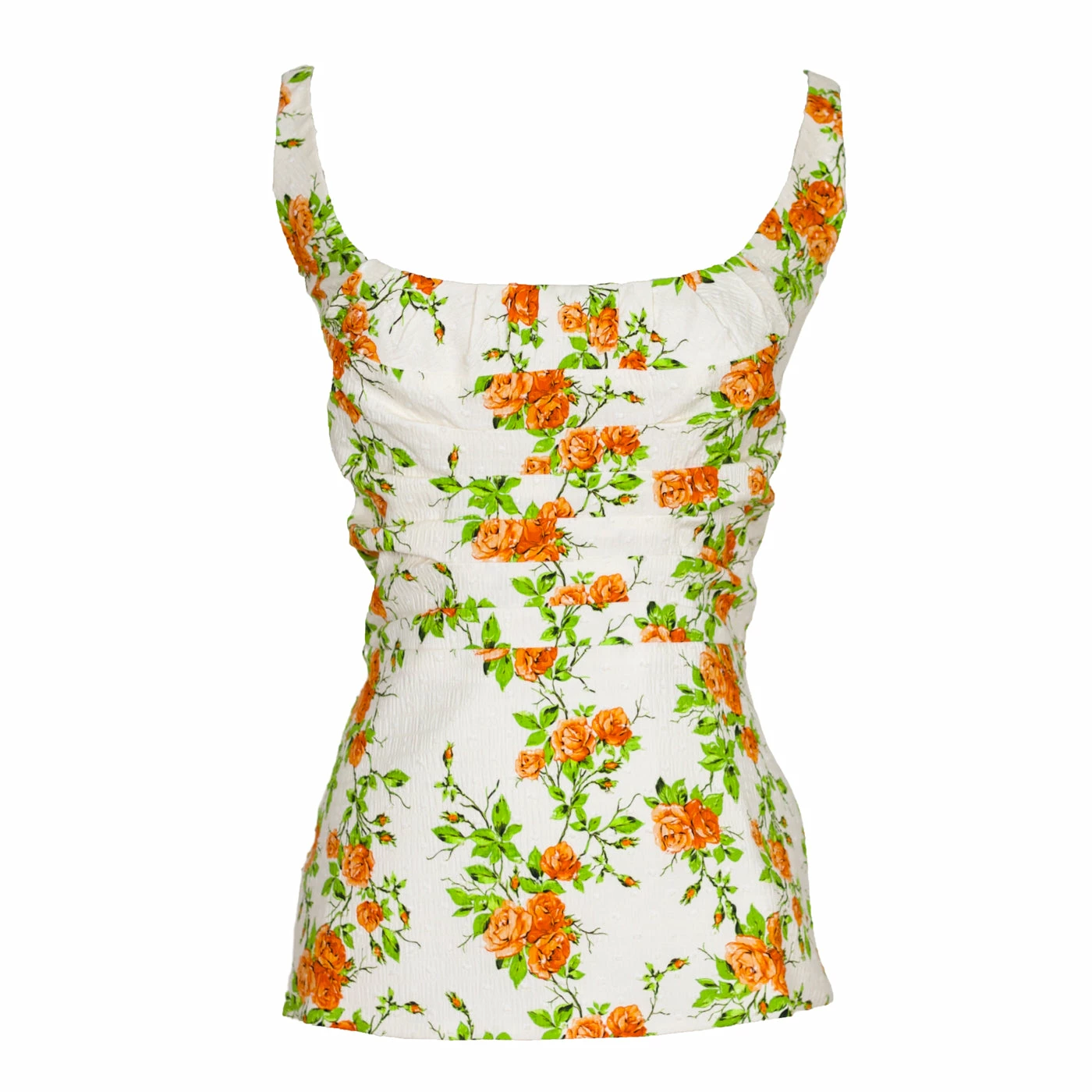 Emilia Wickstead Angie Top, Orange Rose 1 Emilia Wickstead Angie Top, Orange Rose