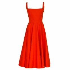 Emilia Wickstead Monetta Dress, Poppy Red