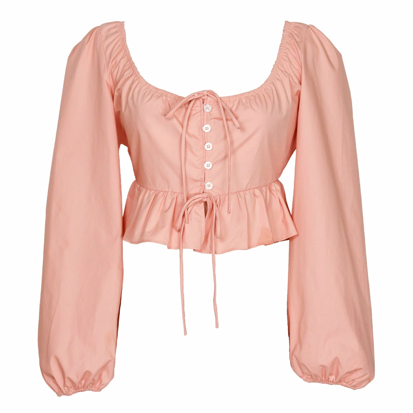 En Saison Wear Clasped Blouse, Coral 1 En Saison Wear Clasped Blouse, Coral