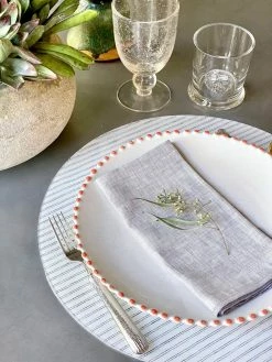 Proper Table Co. Eliot Classic Ticking Placemat Live