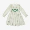 Oso & Me Emily Dress, Green Tattersall
