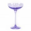Estelle Colored Glass Champagne Coupe (Set Of 2), Lavender