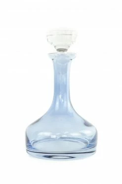 Estelle Colored Glass Vogue Decanter, Cobalt Blue