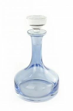 Estelle Colored Glass Vogue Decanter, Cobalt Blue