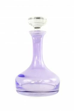 Estelle Colored Glass Vogue Decanter, Lavender Live