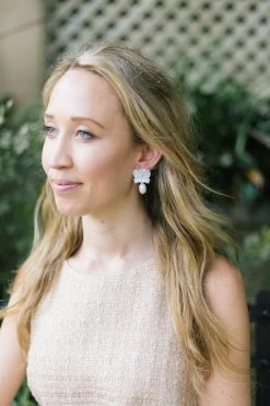 M Donohue Collection Wear Audrey Pearl Earrings