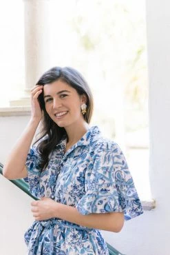 M Donohue Collection Amelia Pink Earrings