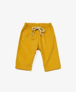 Oso & Me Bowie Baby Pant, Mustard For Kids